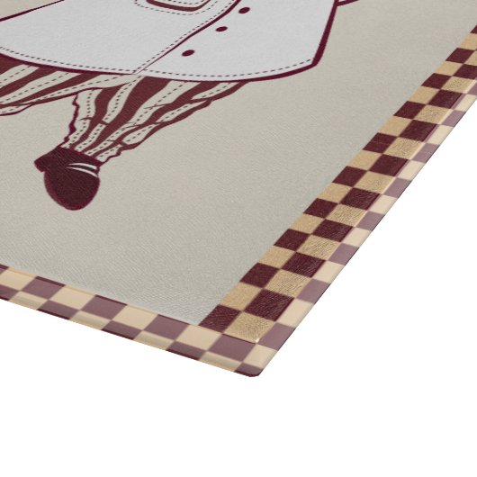 Feinschmeckerisches Kochs-Ausschnitt-Brett Schneidebrett (Ecke)