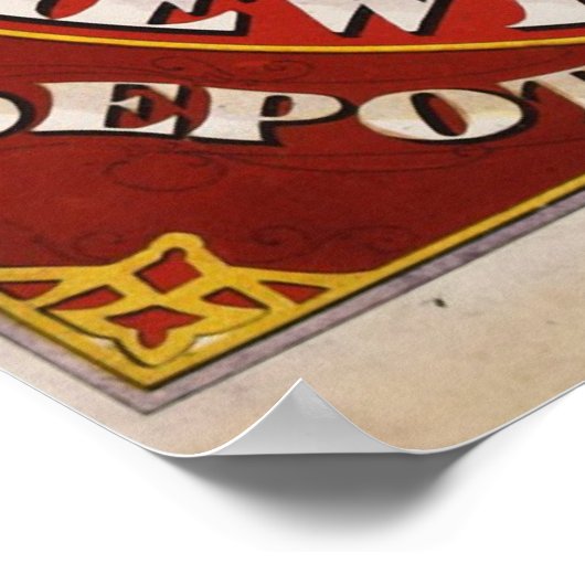 Feinschnitttabak Poster (Ecke)