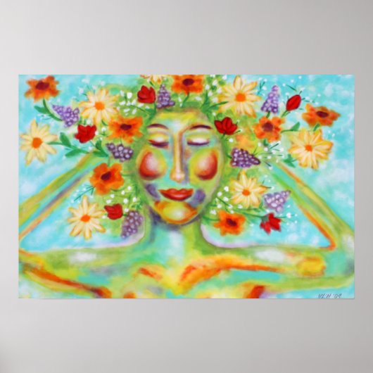 "Feinste Gedanken" Vollblutdruck Poster (Vorne)