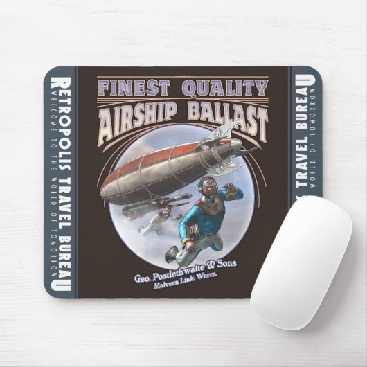 Feinste Qualitäts-Luftschiff-Ballast-Mausunterlage Mousepad (Mit Mouse)