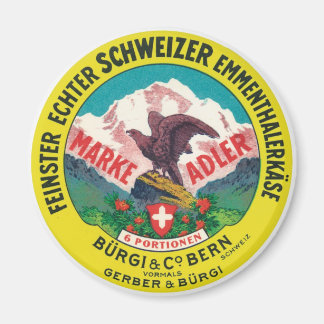 Feinster Echter Schweizer Emmenthalerkase Käse Magnet