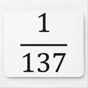 Feinstrukturkonstante, nur für Physiker Mousepad