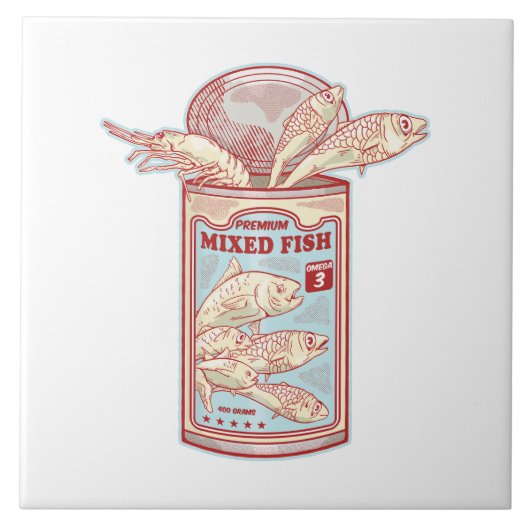 Feinzerkonserven Fliese (Vorderseite)