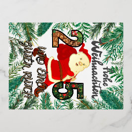 Feirtag Folienpostkarte Folien Feiertagspostkarte