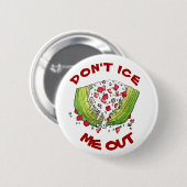 FEIS MIR NICHT AUS Funny Iceberg Lettuce Wedge Sal Button (Vorne & Hinten)