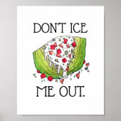 FEIS MIR NICHT AUS Funny Iceberg Lettuce Wedge Sal Poster (Vorne)
