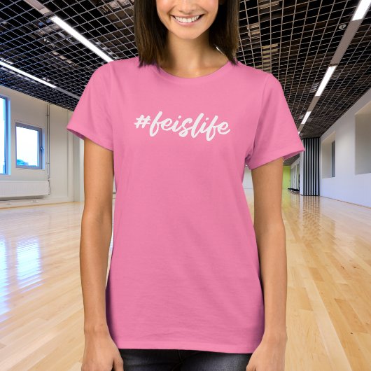 #feislife - White Cursive - Irish Dance T-Shirt