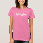 #feislife - White Cursive - Irish Dance T-Shirt (Vorderseite)