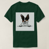 Feist rat Terrier T-Shirt (Design vorne)