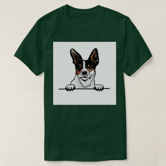 Feist rat Terrier T-Shirt (Design vorne)