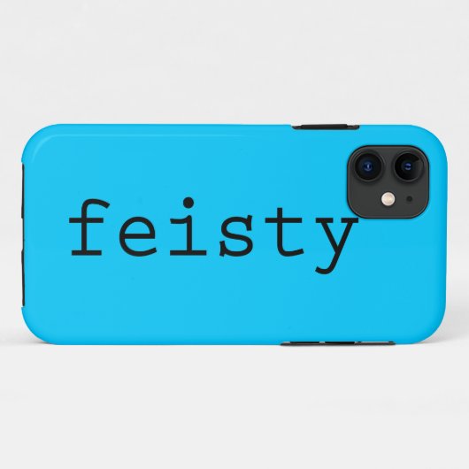 Feisty Case-Mate iPhone Hülle (Rückseite (Horizontal))