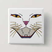 Feisty Cat Lover Button (Vorderseite)