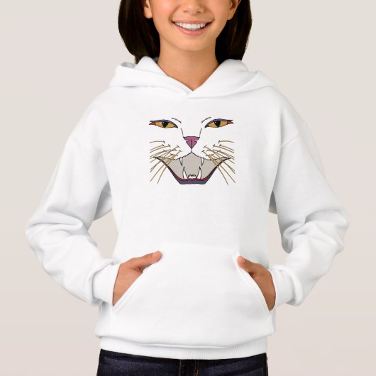 Feisty Cat Lover Hoodie (Vorderseite)