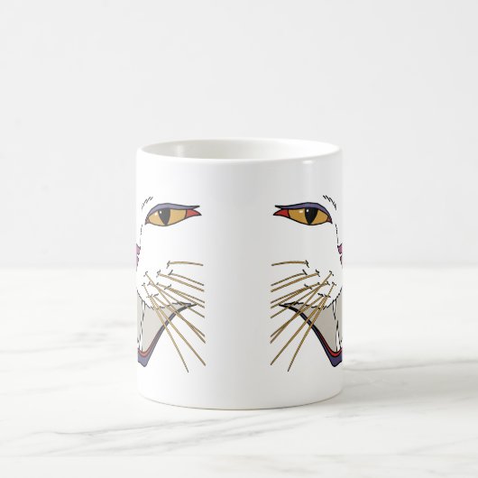 Feisty Cat Lover Kaffeetasse (Mittel)