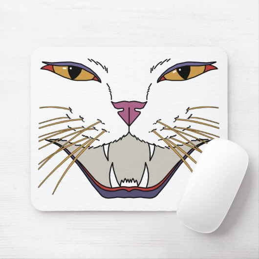 Feisty Cat Lover Mousepad (Mit Mouse)