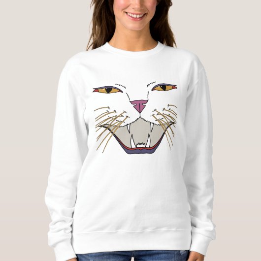 Feisty Cat Lover Sweatshirt (Vorderseite)