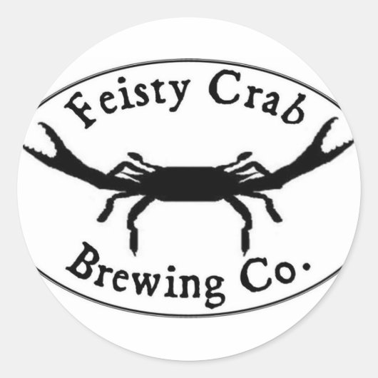Feisty Crab Sticker (Vorderseite)