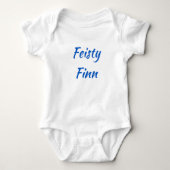 Feisty Finn Finland Baby One-Piece Baby Strampler (Vorderseite)
