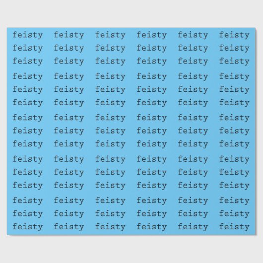 Feisty Geschenkpapier (Flach)