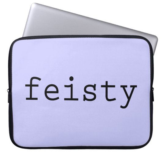 Feisty Laptopschutzhülle (Vorderseite)