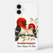 Feisty Red-kopfender Woodpecker Case-Mate iPhone Hülle (Rückseite)