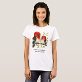 Feisty Red-kopfender Woodpecker T-Shirt (Vorne ganz)