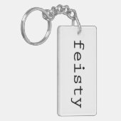 Feisty Schlüsselanhänger (Vorderseite links)