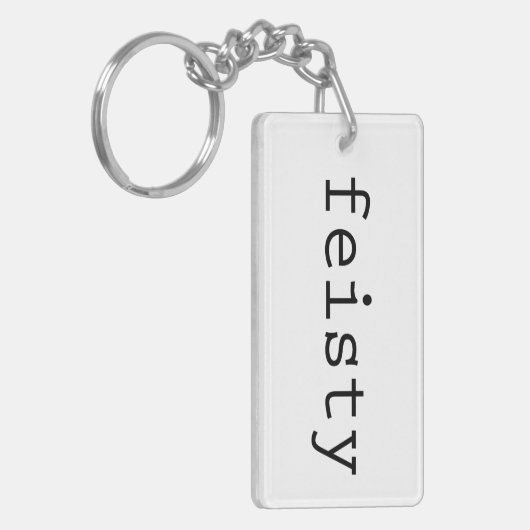 Feisty Schlüsselanhänger (Vorderseite links)