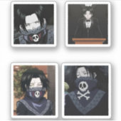 Feitan Portier Jäger x Jäger Anime Aufkleber Pack (Vorderseite)