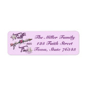 Feith over Feest Return Address Label (Vorne)