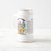 Fekete, der Ursprung, Bedeutung und das Wappen Bierglas (Vorderseite Links)