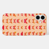 Fektile, Orange und Korallen Case-Mate iPhone Hülle (Rückseite (Horizontal))