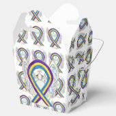 Feld "Abnehmen" des Blasen-Krebsbewusstseins Geschenkschachtel (Geöffnet)