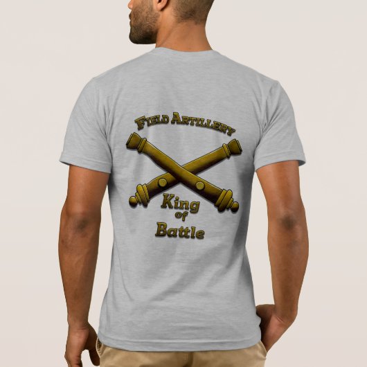Feld-Artillerie - König des Kampfes - Shirt (Rückseite)