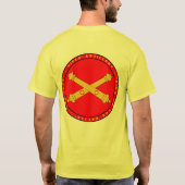 Feld-Artillerie "König des Kampfes" Siegel-Shirt T-Shirt (Rückseite)