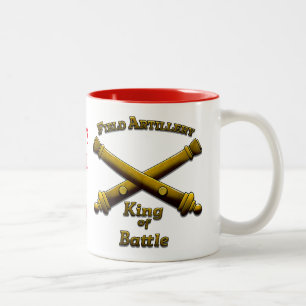 Feld-Artillerie - König des Kampfes - Zweifarbige Tasse