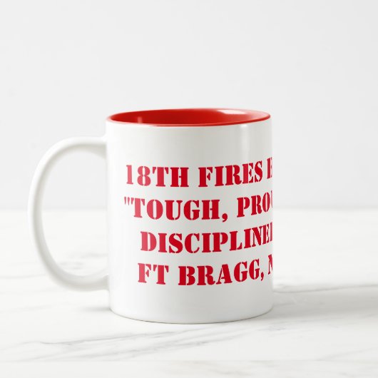 Feld-Artillerie - König des Kampfes - Zweifarbige Tasse (Links)