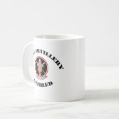 Feld-Artillerie-Lanzen-Rakete zurückgezogen Kaffeetasse (Vorderseite Links)