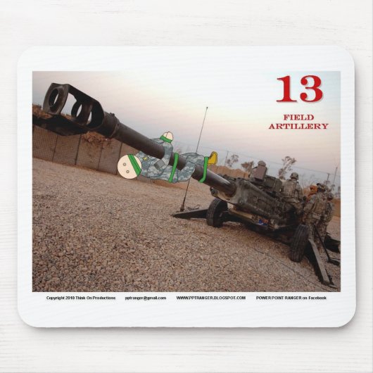 Feld-Artillerie! Mousepad (Vorne)