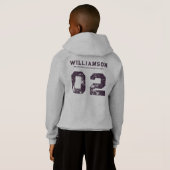 Feld "Benutzerdefiniertes Feld "Teamklubname" Hoodie (Schwarz voll)