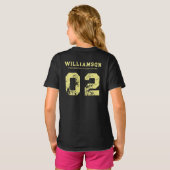Feld "Benutzerdefiniertes Feld "Teamklubname" T-Shirt (Schwarz voll)