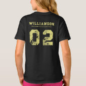 Feld "Benutzerdefiniertes Feld "Teamklubname" T-Shirt (Rückseite)