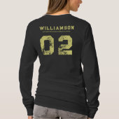 Feld "Benutzerdefiniertes Feld "Teamklubname" T-Shirt (Rückseite)