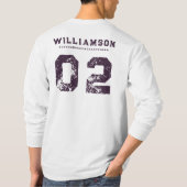 Feld "Benutzerdefiniertes Feld "Teamklubname" T-Shirt (Rückseite)