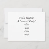 Feld Blau (1) Einladung (Rückseite)