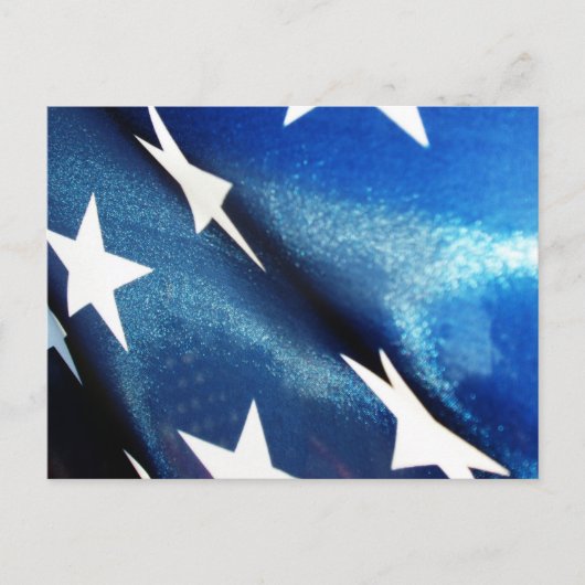 Feld Blau (1) Postkarte (Vorderseite)