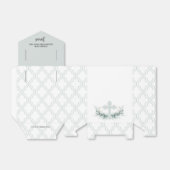 Feld "Blaues Kreuz" des Gastgeschenks "Quatrefolie Geschenkschachtel (Ungefaltet)