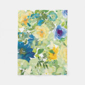 Feld Blume Fleecedecke (Vorderseite)