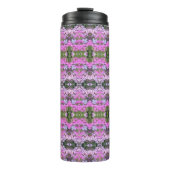 Feld-Blume Ikat 3 Thermosbecher (Vorderseite)