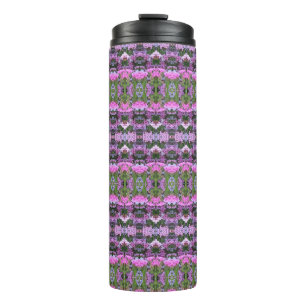 Feld-Blume Ikat 4 Thermosbecher